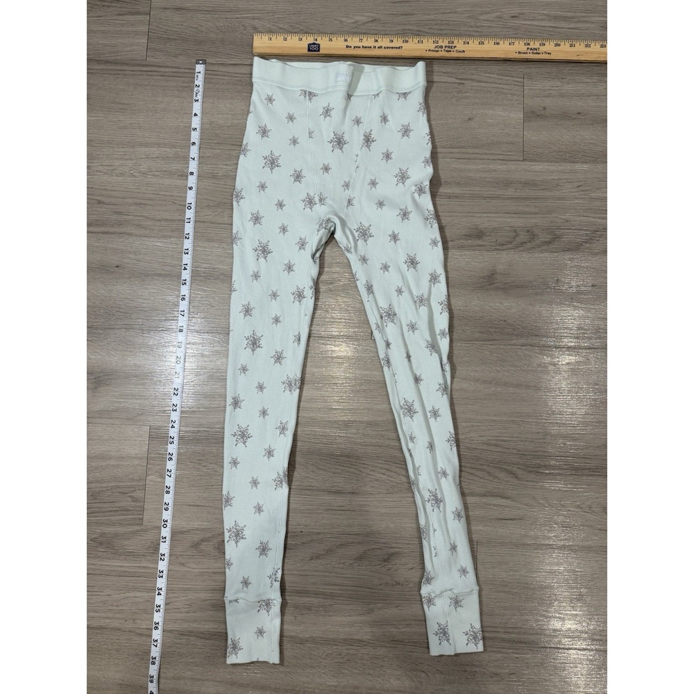 Skims Women's Small Frost Snowflake Leggings‎